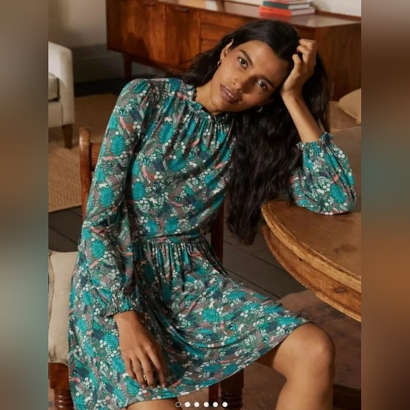 Boden Clara Jersey Dress 10R - Picture 2 of 12